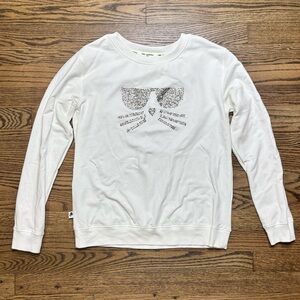 Karl Lagerfeld Bling Rhinestone Cat Pullover Sweater Sweatshirt